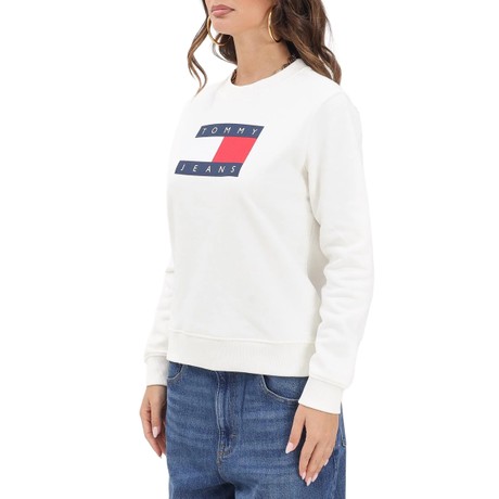 TOMMY JEANS DW0DW22564 - Ecru - SWEATSHIRTS - Image 2