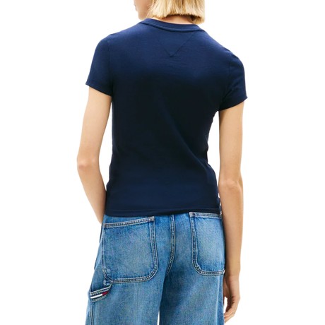 TOMMY JEANS DW0DW22781 - Dark Night Navy - T SHIRT - Image 2