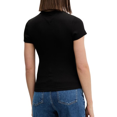 Tricou Tommy Jeans black &mdash; poze 2