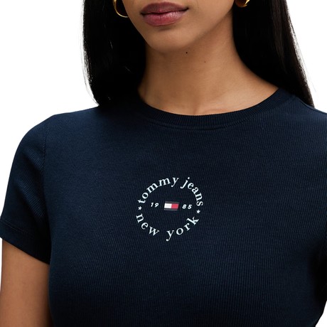 Tricou Tommy Jeans dark night navy &mdash; poze 3