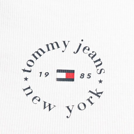 Tricou Tommy Jeans ecru &mdash; poze 3