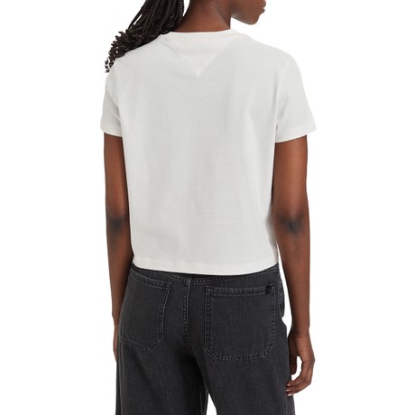 T-Shirt Tommy Jeans ancient white &mdash; zdjęcia 2