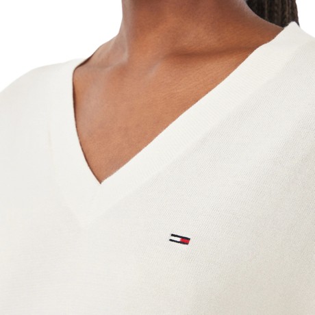 Maglie Tommy Jeans off white &mdash; foto 3