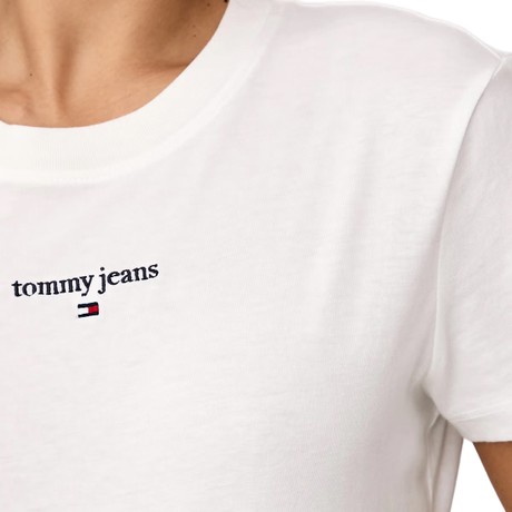 Camiseta Tommy Jeans ecru &mdash; foto 3