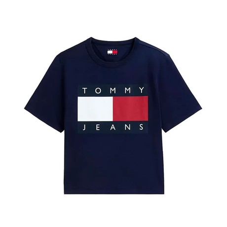 Футболка Tommy Jeans dark blue &mdash; фотографии 3