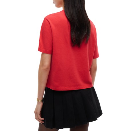 Футболка Tommy Jeans lavish red &mdash; фотографии 2