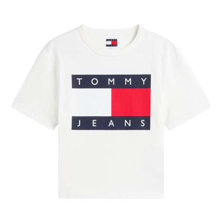 Футболка Tommy Jeans ecru &mdash; фотографии 3