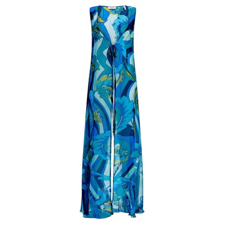 GUESS E4GK02 - BLU MULTI FANTASIA - ПЛАТЬЯ - Image 3