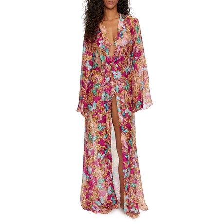 GUESS E4GK03 - FUCSIA  MULTICOLOR - DRESSES