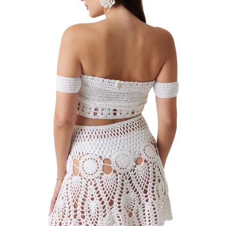 GUESS E5GH00 - Pure White                     - TOPS AND TANK TOPS - Image 2