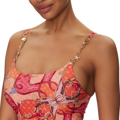 GUESS E5GJ21 - GLAM CHAINS ORANGE A - SWIMSUITS - Image 3