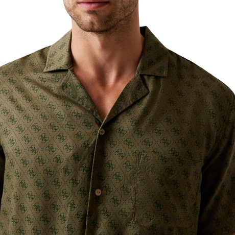 GUESS F5GH05 - OLIVE EMBOSSED 4G LO           - PIRKÁK - Image 3