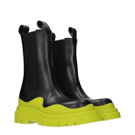 BOTTEGA VENETA F66245 - NERO, LIME - SHOES - Image 2