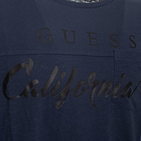 Футболка Guess cosmo blue &mdash; фотографии 3