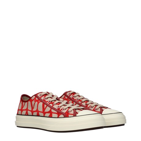 VALENTINO GARAVANI F76966 - BEIGE, ROSSO - SCARPE - Image 2