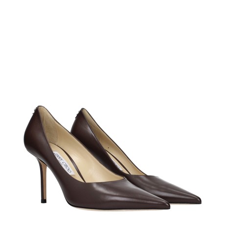 Schuhe Jimmy Choo marrone, cioccolato &mdash; fot 2