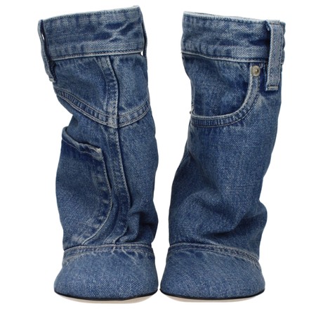 LOEWE F82547 - BLU, DENIM - ČEVLJI - Image 3