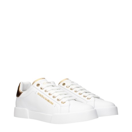DOLCE&GABBANA F85164 - BIANCO, ORO - SHOES - Image 2