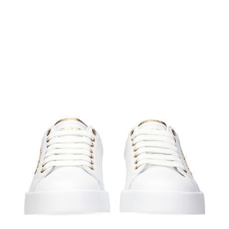 DOLCE&GABBANA F85164 - BIANCO, ORO - SHOES - Image 3