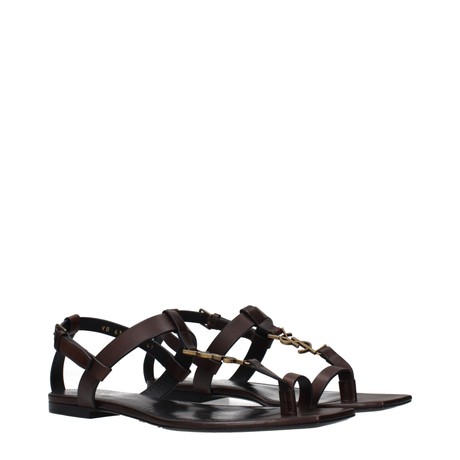 SAINT LAURENT F85464 - MARRONE, TESTA DI MORO - PANTOFI - Image 2