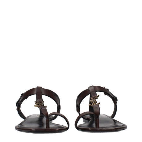 SAINT LAURENT F85464 - MARRONE, TESTA DI MORO - PANTOFI - Image 3