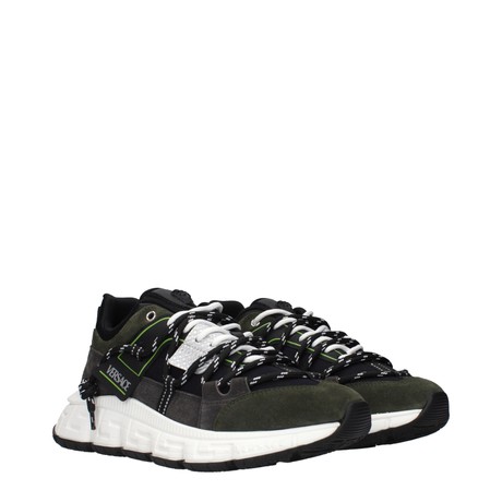 VERSACE F85713 - GRIGIO, VERDE MILITARE - SHOES - Image 2