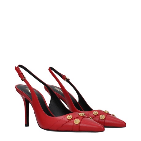 VERSACE F85720 - ROSSO, ROSSO SCURO - SHOES - Image 2