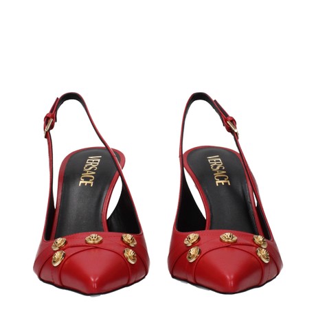 VERSACE F85720 - ROSSO, ROSSO SCURO - SHOES - Image 3