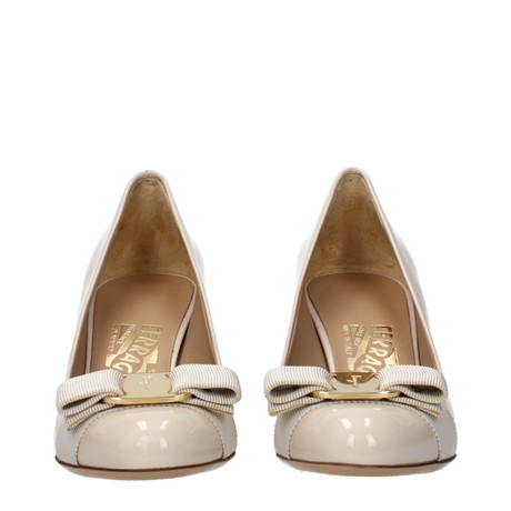SALVATORE FERRAGAMO F85770 - BEIGE, OSSO - SHOES - Image 3