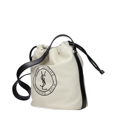 SAINT LAURENT F85841 - BEIGE, NERO - BAGS - Image 2