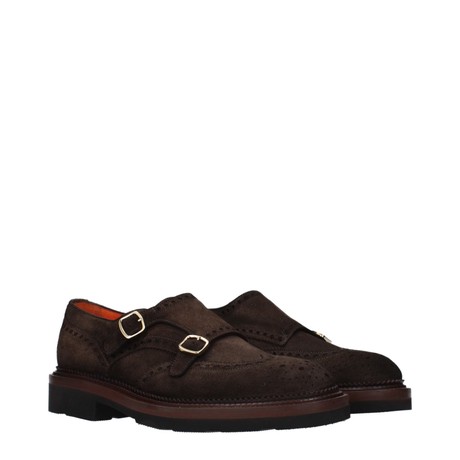 Pantofi Santoni marrone, testa di moro &mdash; poze 2