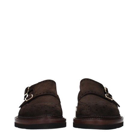 Pantofi Santoni marrone, testa di moro &mdash; poze 3