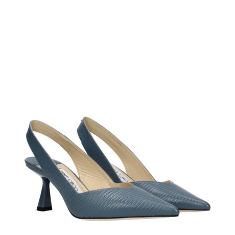 JIMMY CHOO F86622 - BLU, BLU CREPUSCOLO - SHOES - Image 2