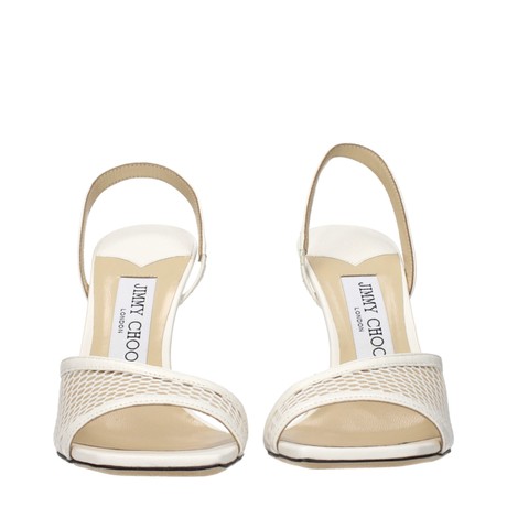 JIMMY CHOO F86630 - BIANCO, LATTE - SHOES - Image 3