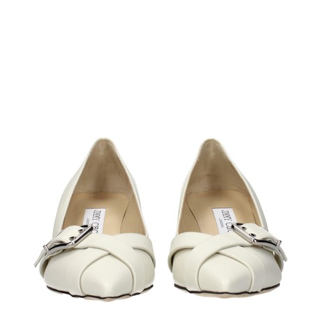 JIMMY CHOO F86632 - BIANCO, LATTE - SHOES - Image 3