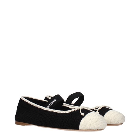 MIU MIU F86905 - NERO, AVORIO - SCARPE - Image 2