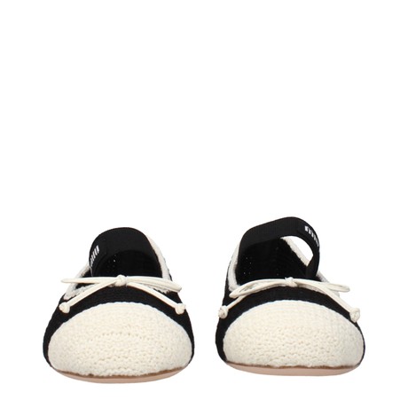 MIU MIU F86905 - NERO, AVORIO - SCARPE - Image 3