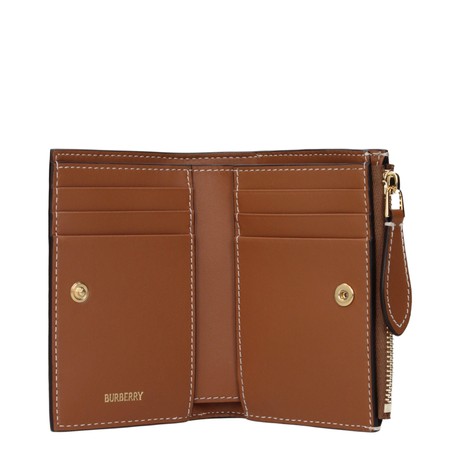 BURBERRY F87080 - BEIGE, MARRONE - PORTOFELE PIELE - Image 2