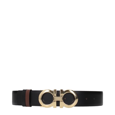 SALVATORE FERRAGAMO F87093 - MARRONE, NERO - PASKI - Image 2