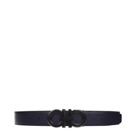 SALVATORE FERRAGAMO F87105 - NERO, BLU NOTTE - BELTS - Image 2