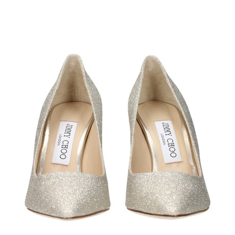 JIMMY CHOO F87206 - ORO, PLATINO - ТУФЛИ - Image 3