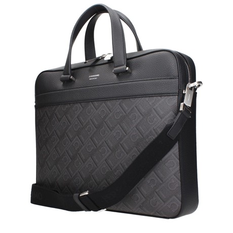 Sacs Salvatore Ferragamo nero, grigio &mdash; photo 2