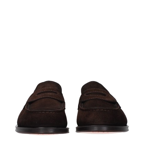 Pantofi Santoni marrone, cioccolato fondente &mdash; poze 3