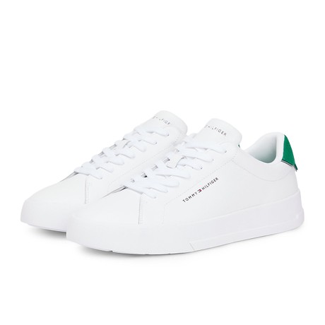 TOMMY HILFIGER FM0FM05367 - White/Nouveau Green - SCARPE - Image 2