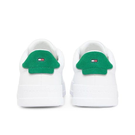 TOMMY HILFIGER FM0FM05367 - White/Nouveau Green - SCARPE - Image 3