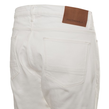 FACONNABLE FM210391 - WHITE - TROUSERS - Image 3