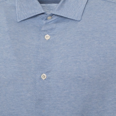 FACONNABLE FM301590 - WHITE/BLUE - KOSZULE - Image 3