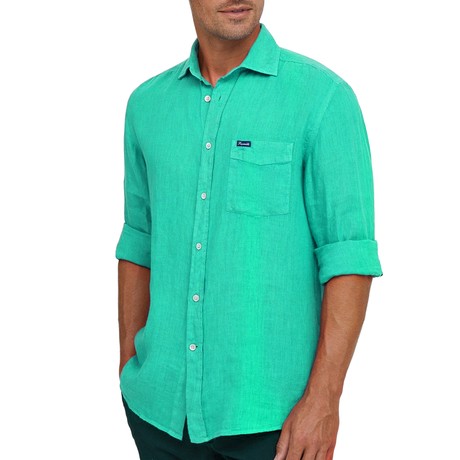 FACONNABLE FM301628 - CURACAO BLUE - CAMICIE