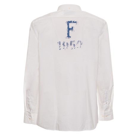 FACONNABLE FM310691 - WHITE/BLUE - SHIRTS - Image 2
