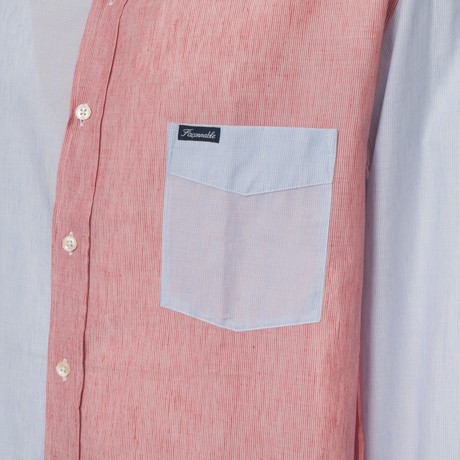 FACONNABLE FM310692 - BLUE/RED - KOSZULE - Image 3